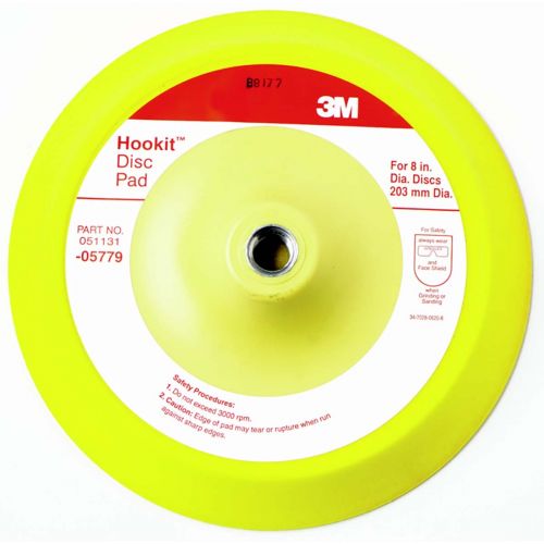 3M Hookit Disc Pad, 05779, 8 in, 1 per case 60980013936