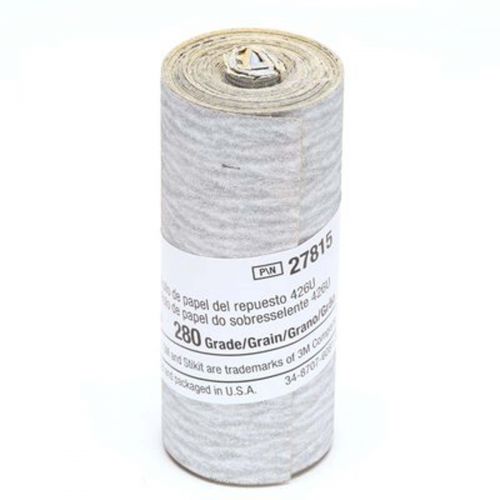 3M Stikit Paper Refill Roll 426U, 2-1/2 in x 100 in 280 A-weight, 10 per inner 50 per case 051141278155