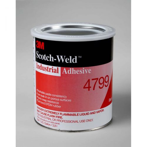 3M Industrial Adhesive 4799 Black, 5 Ounce, 36 per case 62479926313