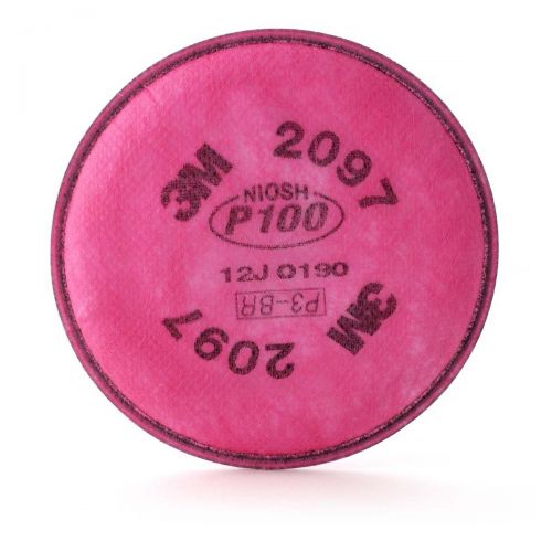 3M Particulate Filter 2097/07184(AAD), P100, with Nuisance Level Organic Vapor Relief 2097