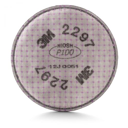 3M Advanced Particulate Filter, P100, with Nuisance Level Organic Vapor Relief 2297