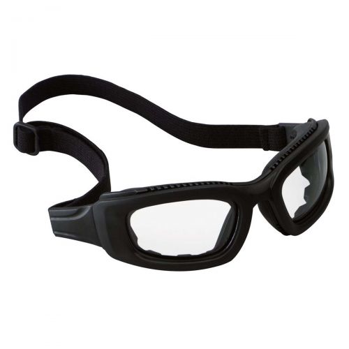 3M Maxim 2X2 Safety Goggles 40686-00000-10 Clear Anti-Fog Lens, Black Frame, Elastic Strap 40686-00000-10