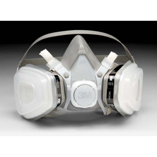 3M Half Facepiece Disposable Respirator Assembly 52P71, Organic Vapor/P95, Medium 52P71