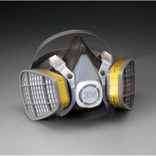 3M Half Facepiece Disposable Respirator Assembly 5303, Organic Vapor/Acid Gas, Large 5303