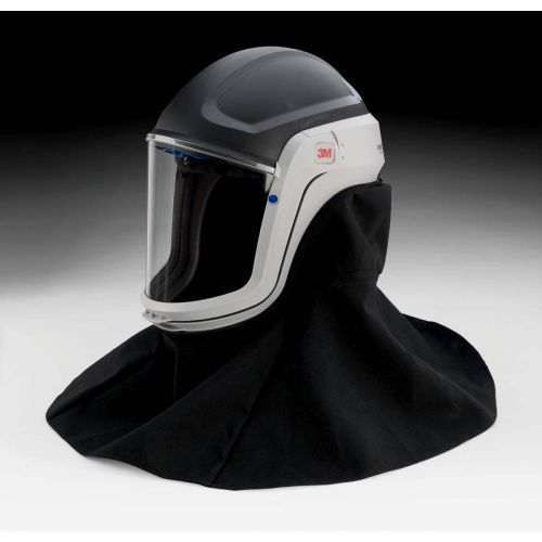 3M Versaflo Respiratory Helmet Assembly M-407, With Premium Visor And Flame Resistant Shroud M-407
