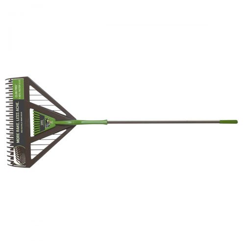 Ames RAKE, LEAF, POLY, 26IN, -SC-, BROWN-GREEN, ASBLD, COMBO, AMES 2714000