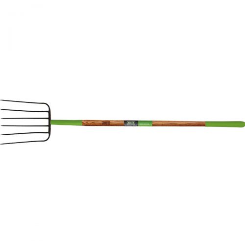 Ames 6 Tine Manure Fork Ash handle, AMES 2826900