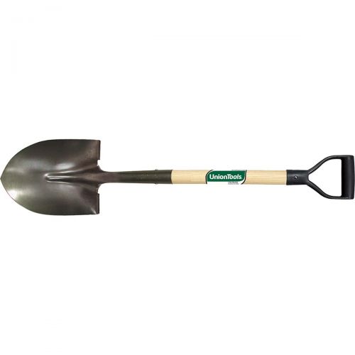 UnionTools Round Point Shovel With Poly D-Grip 43106