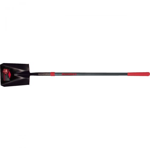 Razor-Back Square Point Shovel With Open-Back And Rolled-Step 44000