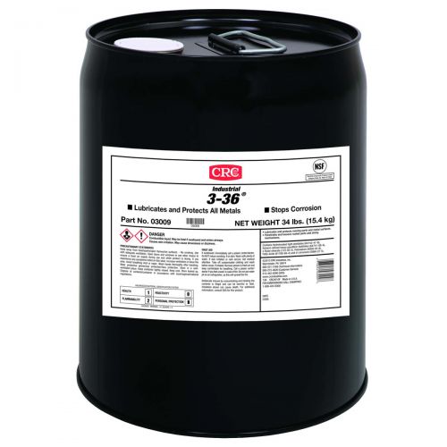 CRC 3-36 Multi-Purpose Lubricant & Corrosion Inhibitor, 5 Gal 03009
