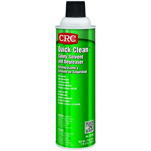 CRC Quick Clean Safety Solvent and Degreaser, 19 Wt Oz 03180