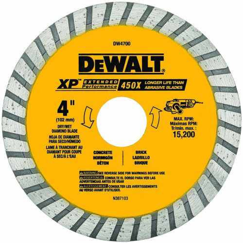 Dewalt 4In Dry Cut Diamond Wheel DW4700