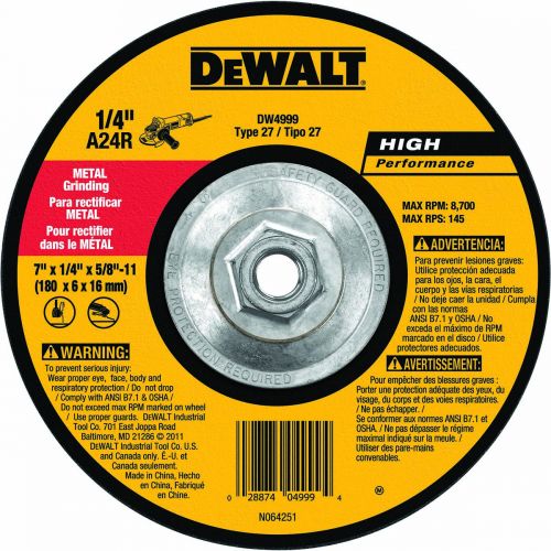 Dewalt 7X1/4X5/8-11 Metal Gp DW4999
