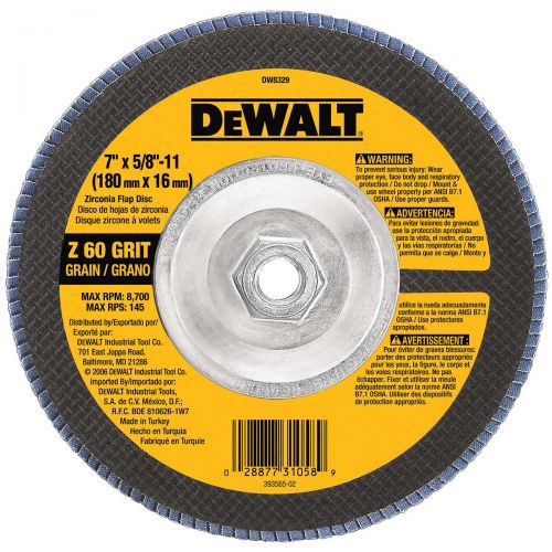 Dewalt 7 X 5/8in-11 Z60 T29 Flap Disc DW8329