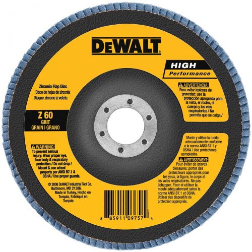 Dewalt 4-1/2 X 7/8in Z60 T27 Flap Disc DW8352