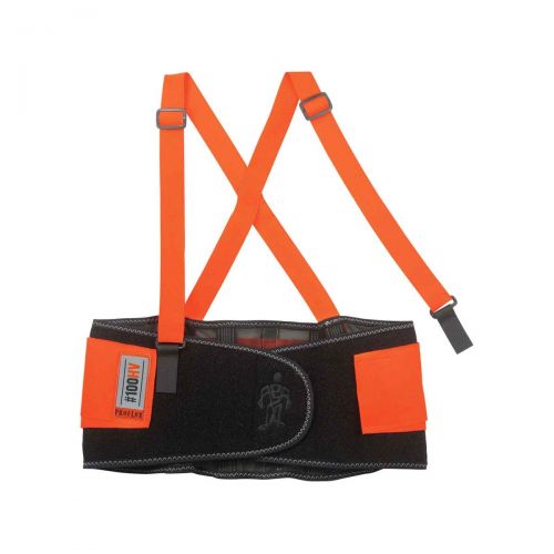 Ergodyne 100Hv 3Xl Orange Economy Hi-Vis Back Support 11887