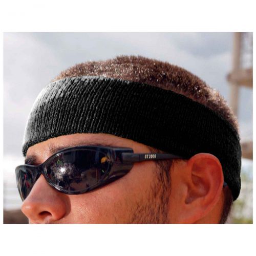 Ergodyne 6550 Black Head Sweatband 12452