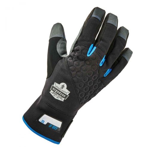 Ergodyne 817 L Black Reinforced Thermal Utility Gloves 17354