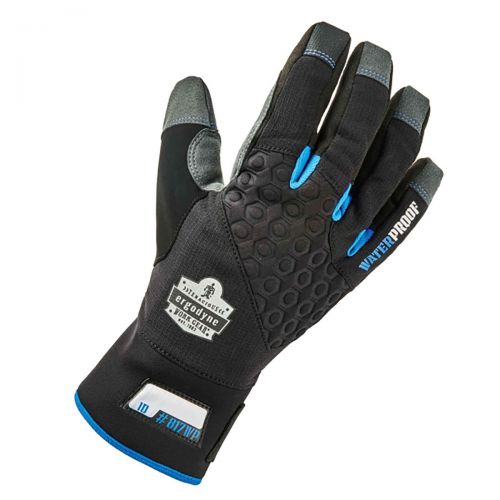 Ergodyne 817Wp L Black Reinforced Thermal Waterproof Utility Gloves 17374