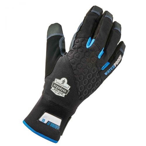 Ergodyne 818Wp L Black Performance Thermal Waterproof Utility Gloves 17384