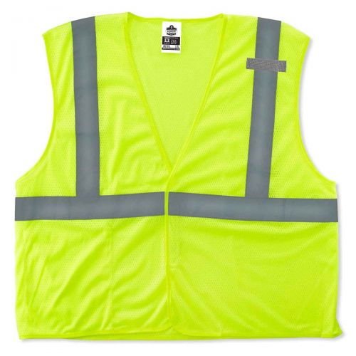 Ergodyne 8210Hl 2Xl/3Xl Lime Type R Class 2 Economy Mesh Vest 21027