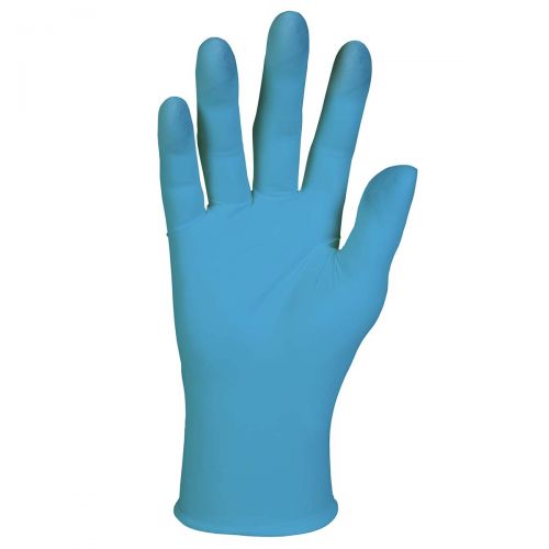 Kleenguard G10 Blue Nitrile Gloves, Extra-Large (Xl), Powder-Free, 6 Mil, Ambidextrous, Thin Mil, 90 Gloves / Box, 10 Boxes / Case 57374