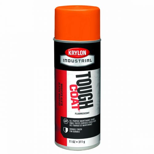 Image of Krylon Industrial Tough Coat Acylic Enamel, Fluorescent Orange A01811007