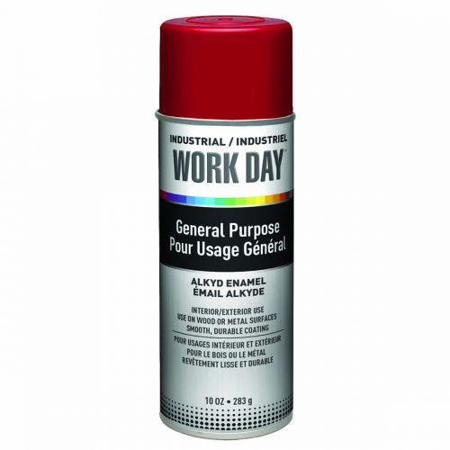 Image of Krylon Work Day Enamel Paints, Gloss Red A04404007