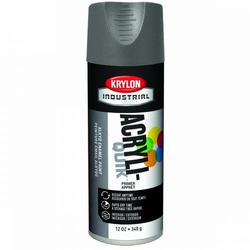 Krylon Industrial Acryli-Quik Acrylic Lacquer, Gray Primer K01318A07