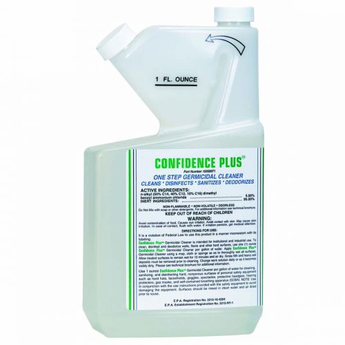 MSA Solution, Confidence Plus, Cleaning, 32 Oz 10009971