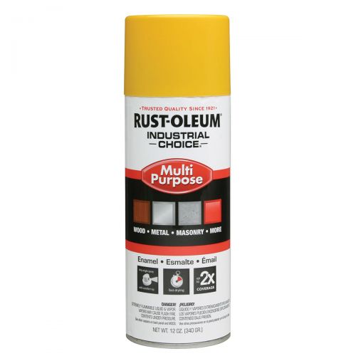 Image of Rust-Oleum Ic +Sspr 6Pk Gloss Osha Safety Yellow 1644830