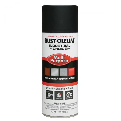 Rust-Oleum Ic +Sspr 6Pk Semi Flat Black 1678830
