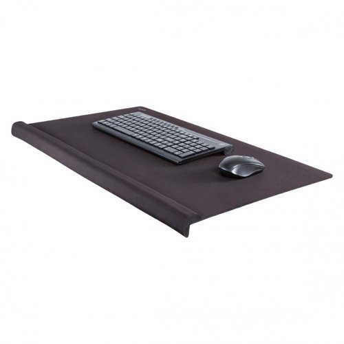 Allsop Giant Mousepad / Deskpad with Cushioned Wrist Rest Edge and Mousing Surface