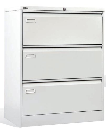 Lateral Side 3 Drawer Filing Cabinet