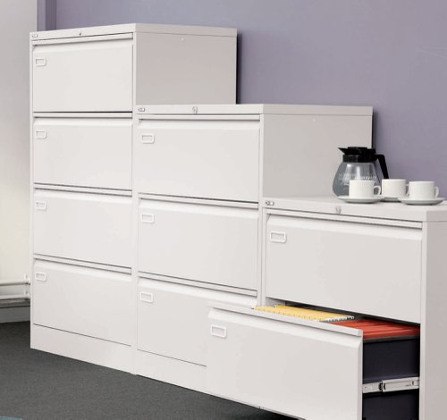 Lateral Side 4 Drawer Filing Cabinet