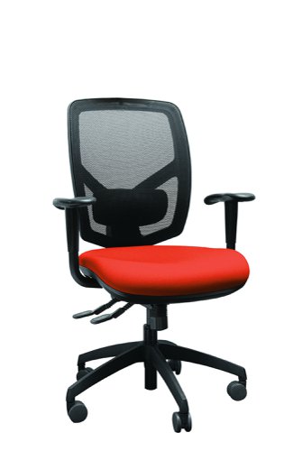High Mesh Back Executive Armchair with height adjustable arms
