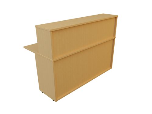 Reception Top Box, 1600W X 350D X 420H, 25mm Beech Wood