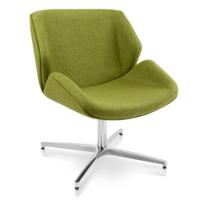 SKARA Single Tone Low Back Swivel Chair