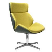 SKARA Two Tone High Back Swivel Chair