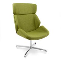 SKARA Single Tone High Back Swivel Chair