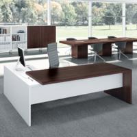Quadri Foglio T45 Desk With Structural Return