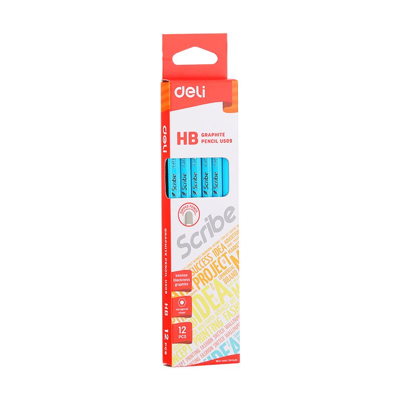 Deli HB Graphite Pencil Pk12