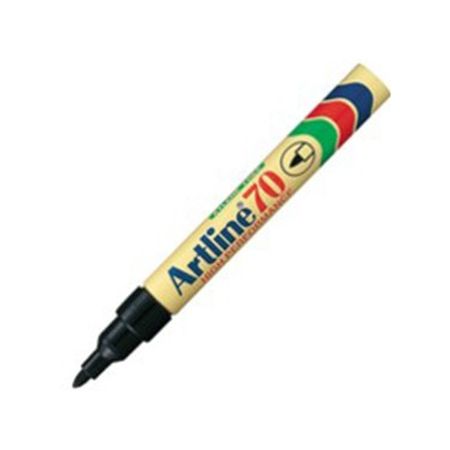 Artline 70 Permanent Marker Bullet tip Black Bx12
