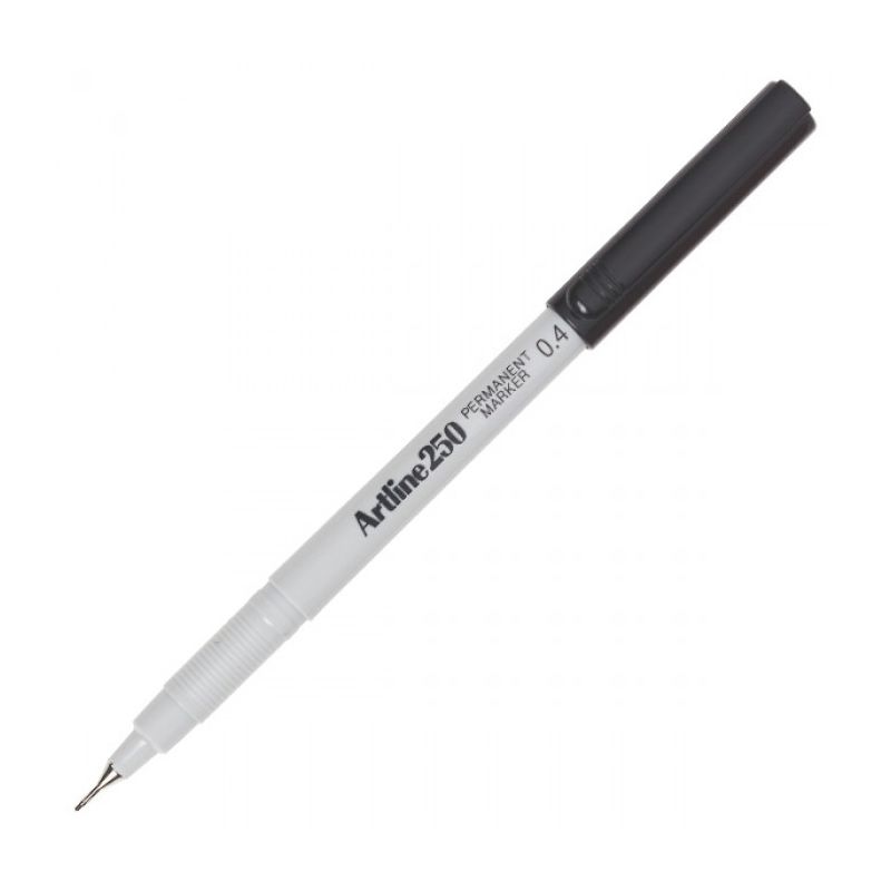 Artline 250 Permanent Marker Fine tip black Bx12