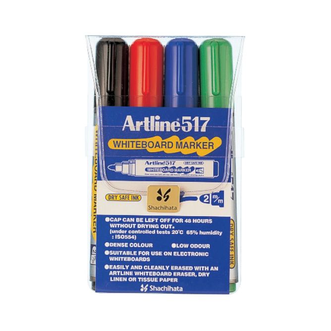 Artline 517 Dry Wipe Marker Bullet Wallet 4