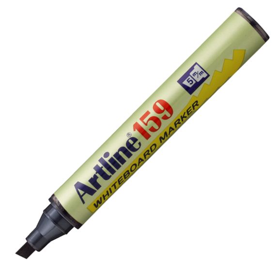 Artline 159 Dry Wipe Marker Chis Blk Bx12