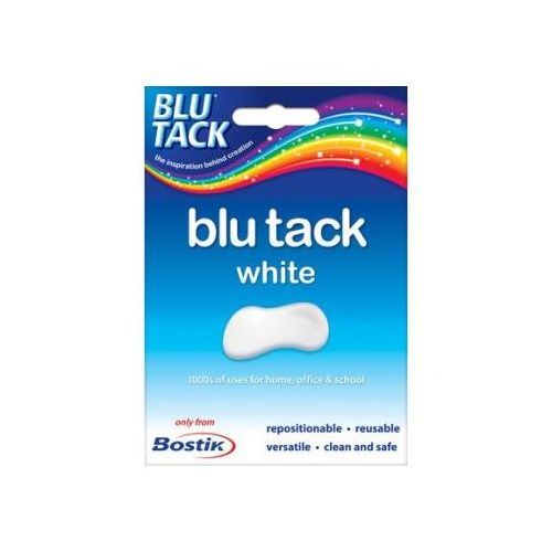 Bostik Blu Tac Handy, White 60g Pk12