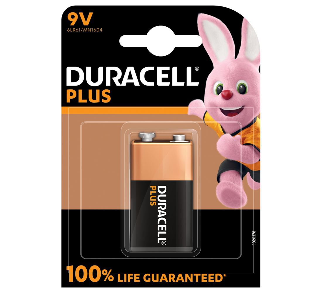Duracell Plus MN1604 LR61 Alkaline 9v B1 Bx10