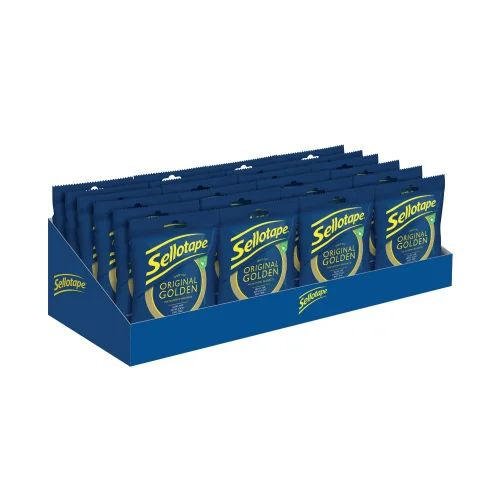 Sellotape Gold 24mm x 50m Counter Display of 24