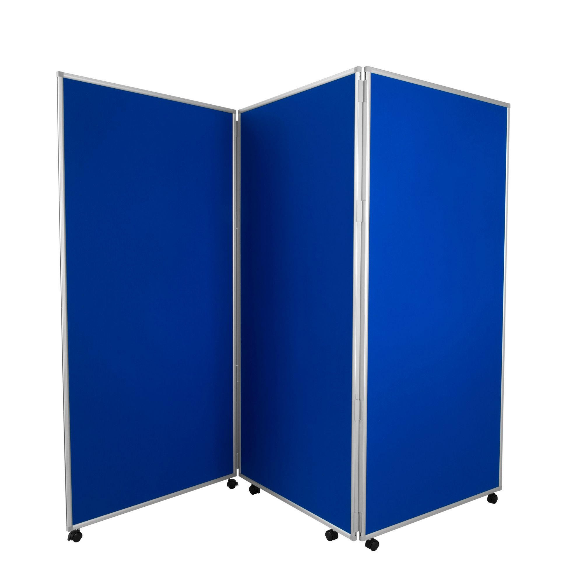 Jumbo Showboard Mobile 3 Panel/Plastic Frame Blue